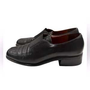 Naturalizer Flex Black Leather Slip On Shoes 8 M